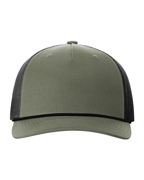 Richardson 112FPR Five-Panel Trucker with Rope Cap