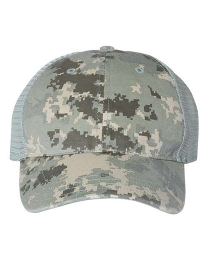Richardson 111P Garment Washed Printed Trucker Cap