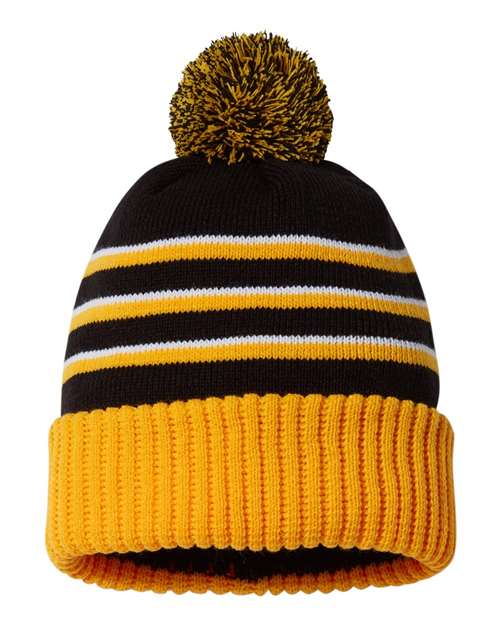 Richardson 134 Pom Cuffed Beanie