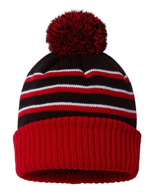 Richardson 134 Pom Cuffed Beanie