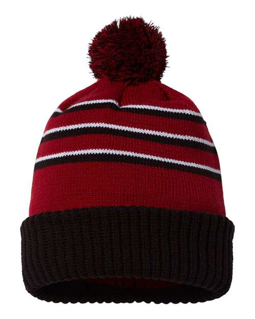 Richardson 134 Pom Cuffed Beanie
