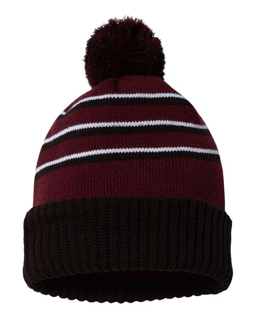 Richardson 134 Pom Cuffed Beanie