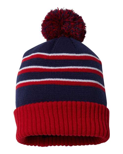 Richardson 134 Pom Cuffed Beanie