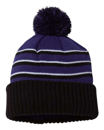 Richardson 134 Pom Cuffed Beanie