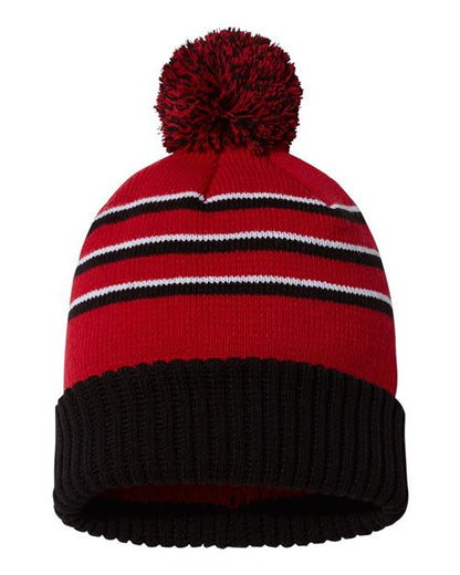Richardson 134 Pom Cuffed Beanie