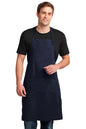 Port Authority ®  Easy Care Extra Long Bib Apron with Stain Release. A700