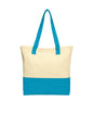 Port Authority ®  Colorblock Cotton Tote. BG414