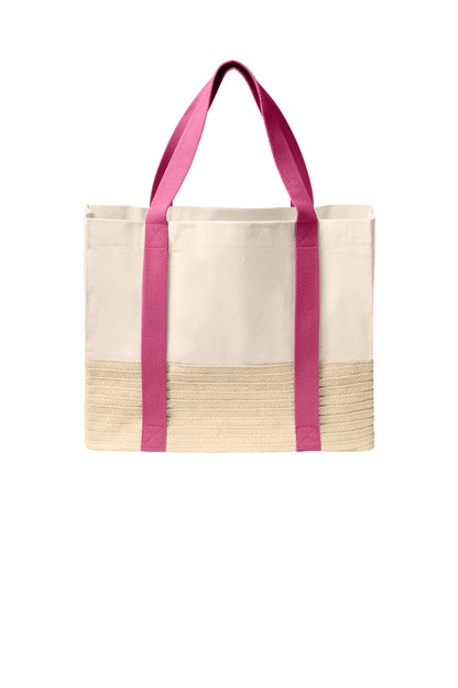 Port Authority ®  Straw Market Tote BG450