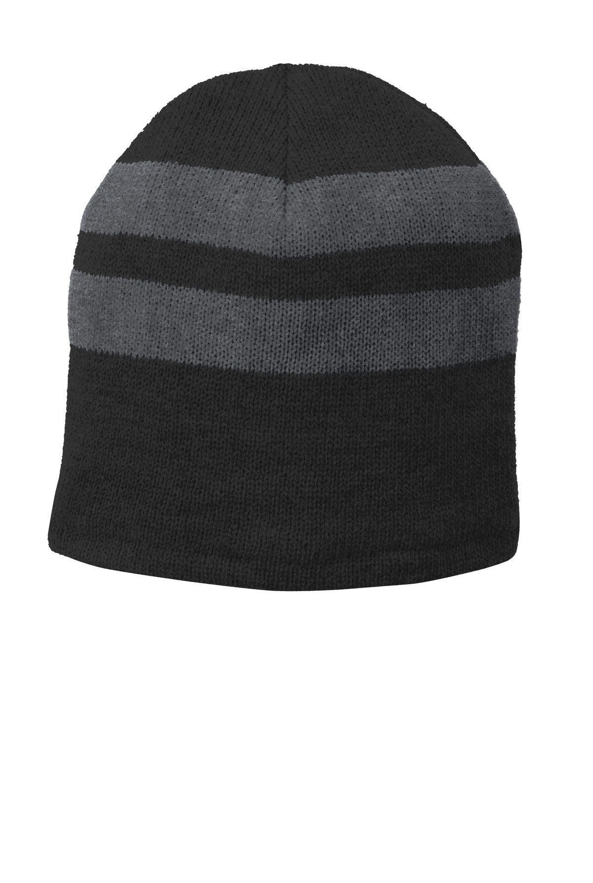 Port & Co ™  Fleece-Lined Striped Beanie Cap. C922