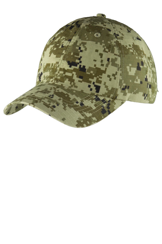 Port Authority ®  Digital Ripstop Camouflage Cap. C925