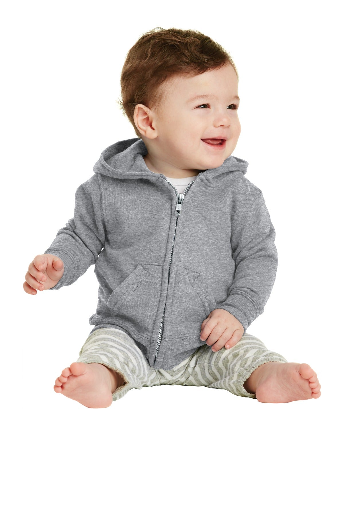 Port & Co ™  Infant Core Fleece Full-Zip Hooded Sweatshirt. CAR78IZH