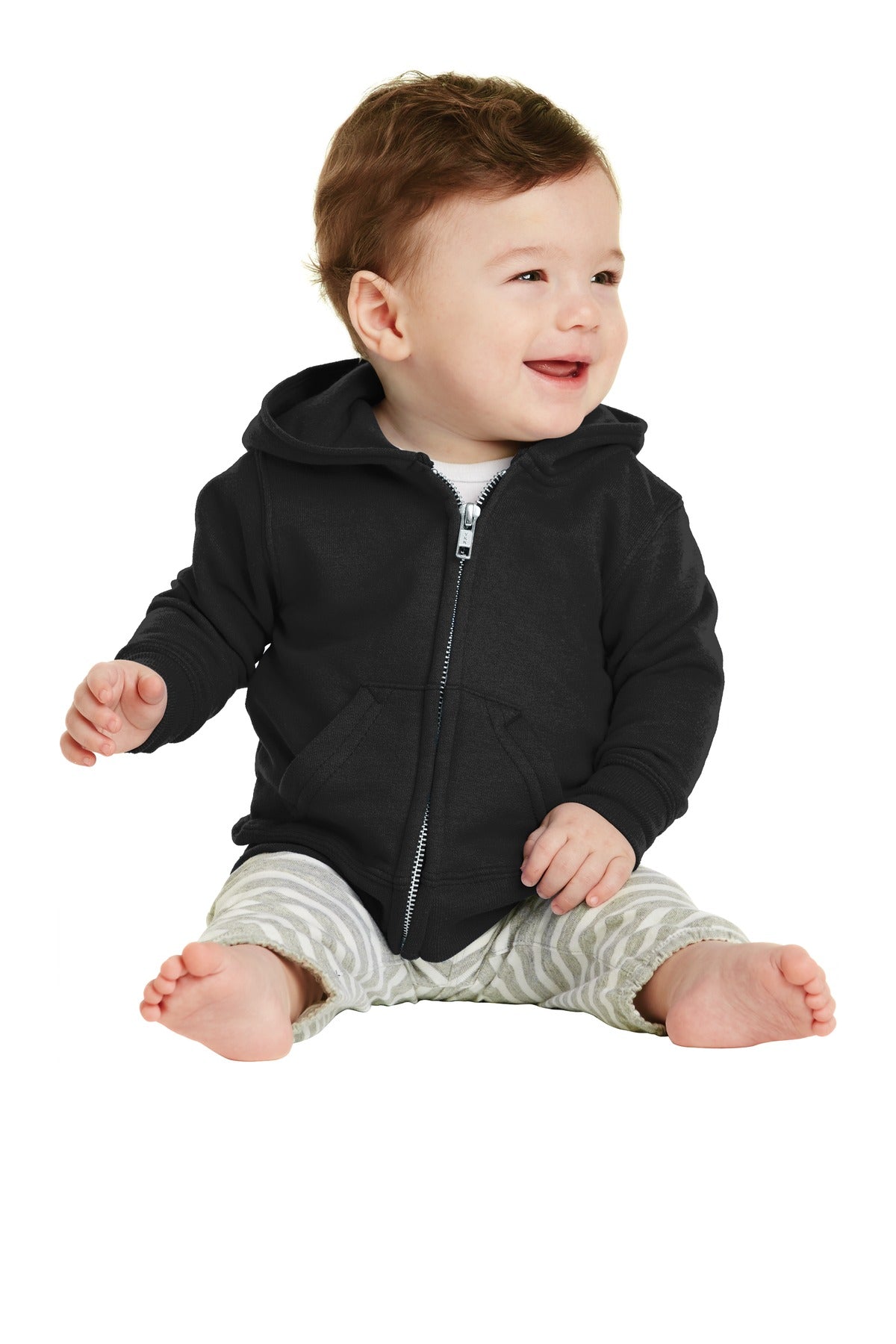 Port & Co ™  Infant Core Fleece Full-Zip Hooded Sweatshirt. CAR78IZH
