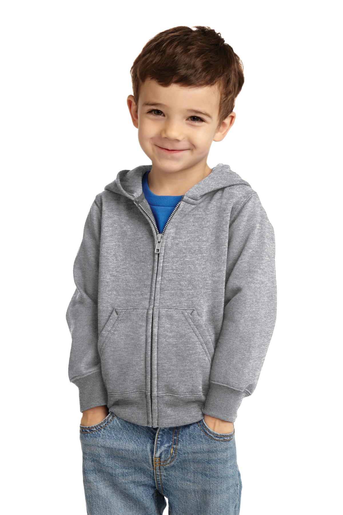 Port & Co ™  Toddler Core Fleece Full-Zip Hooded Sweatshirt. CAR78TZH