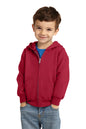 Port & Co ™  Toddler Core Fleece Full-Zip Hooded Sweatshirt. CAR78TZH