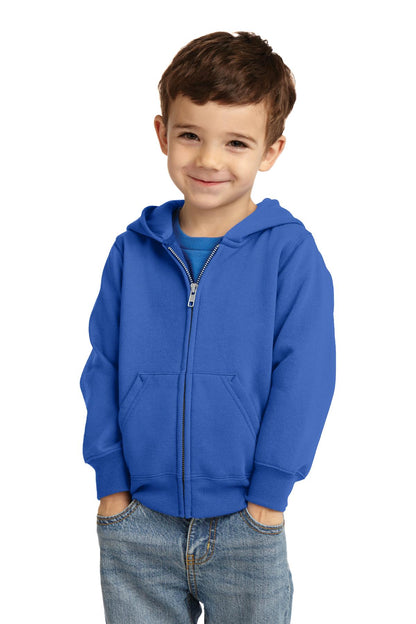 Port & Co ™  Toddler Core Fleece Full-Zip Hooded Sweatshirt. CAR78TZH