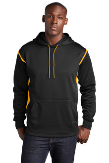 Sport-Tek ®  Tech Fleece Colorblock Hooded Sweatshirt. F246