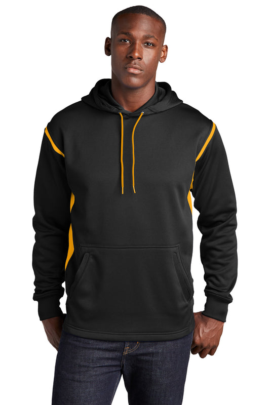 Sport-Tek ®  Tech Fleece Colorblock Hooded Sweatshirt. F246
