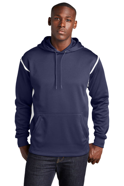 Sport-Tek ®  Tech Fleece Colorblock Hooded Sweatshirt. F246