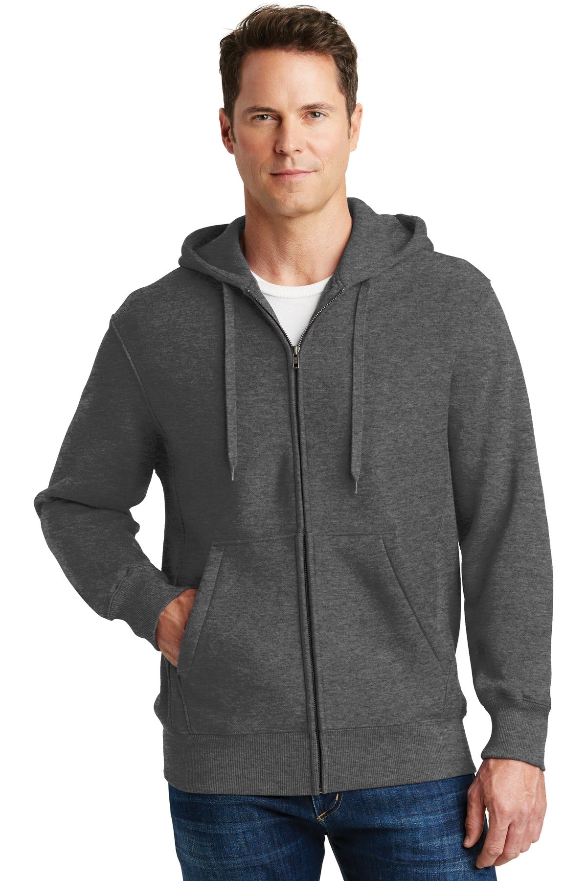 Sport-Tek ®  Super Heavyweight Full-Zip Hooded Sweatshirt.  F282