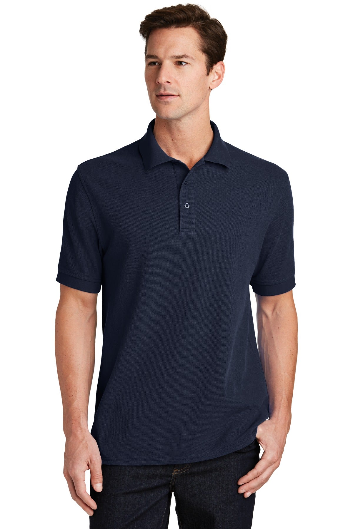 Port & Co ™  Combed Ring Spun Pique Polo. KP1500