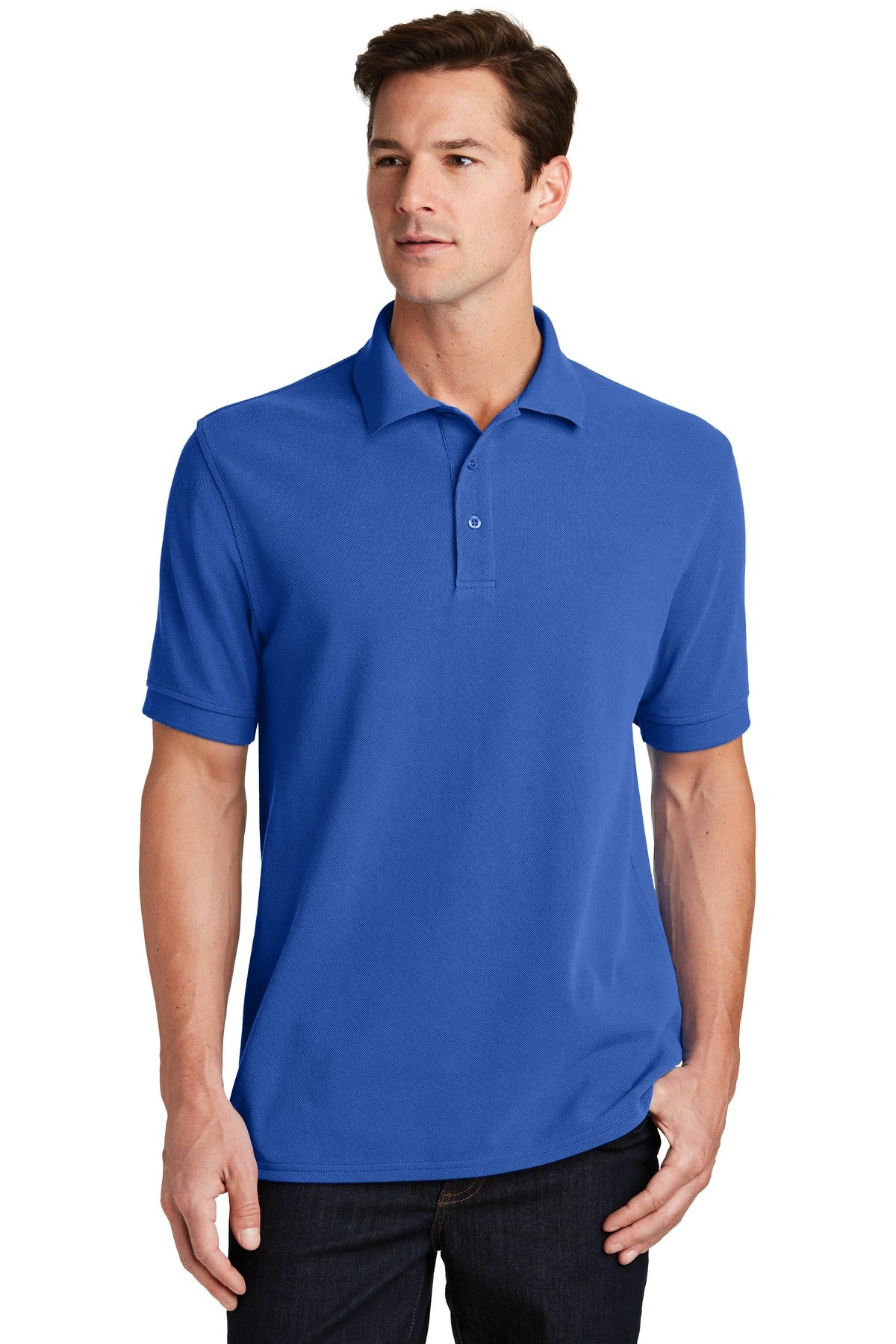 Port & Co ™  Combed Ring Spun Pique Polo. KP1500