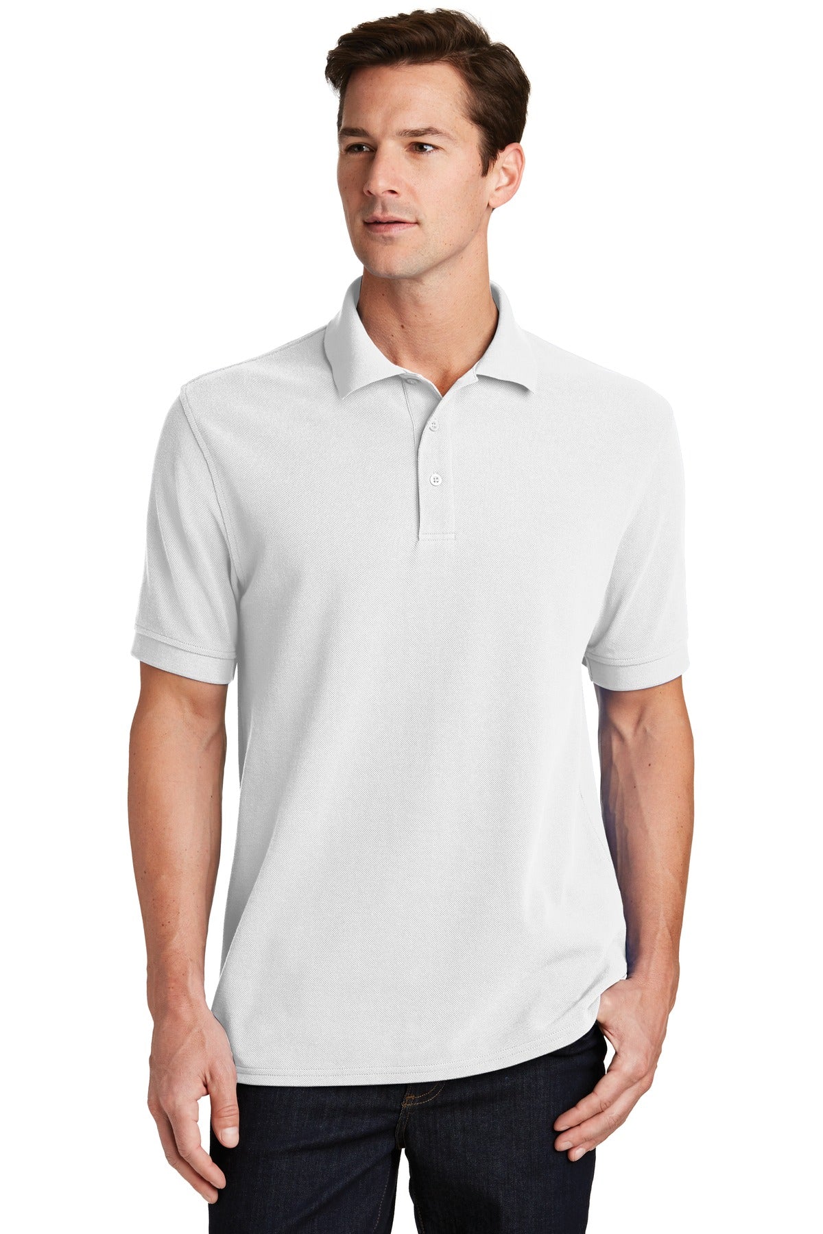 Port & Co ™  Combed Ring Spun Pique Polo. KP1500