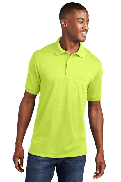 Port & Co ™  Core Blend Jersey Knit Pocket Polo. KP55P