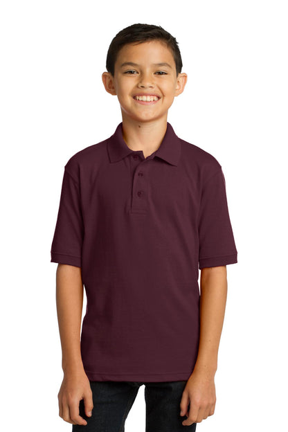 Port & Co ™  Youth Core Blend Jersey Knit Polo. KP55Y