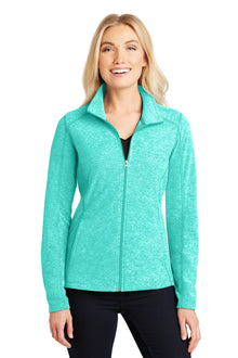 Port Authority ®  Women's Heather Microfleece Full-Zip Jacket. L235