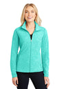 Port Authority ®  Women's Heather Microfleece Full-Zip Jacket. L235