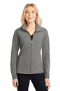 Port Authority ®  Women's Heather Microfleece Full-Zip Jacket. L235