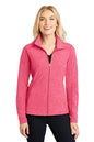 Port Authority ®  Women's Heather Microfleece Full-Zip Jacket. L235