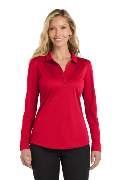 Port Authority  ®  Women's Silk Touch  ™   Performance Long Sleeve Polo. L540LS