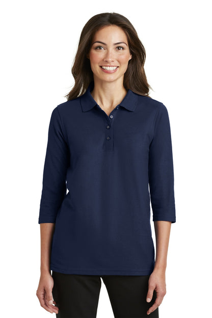 Port Authority ®  Women's Silk Touch™ 3/4-Sleeve Polo. L562