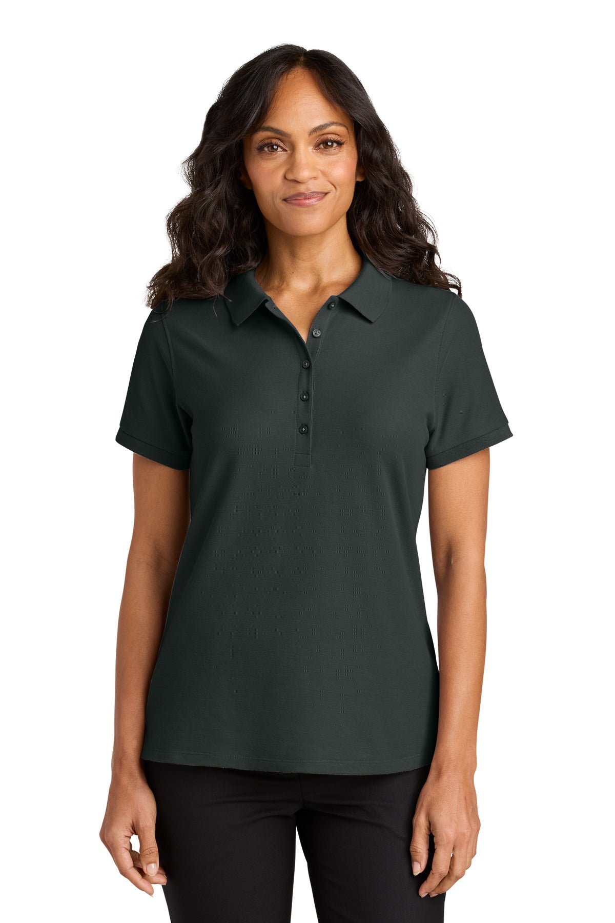 Port Authority ®  Women's Wearever Signature Pique Polo LK200 - Grey Smoke