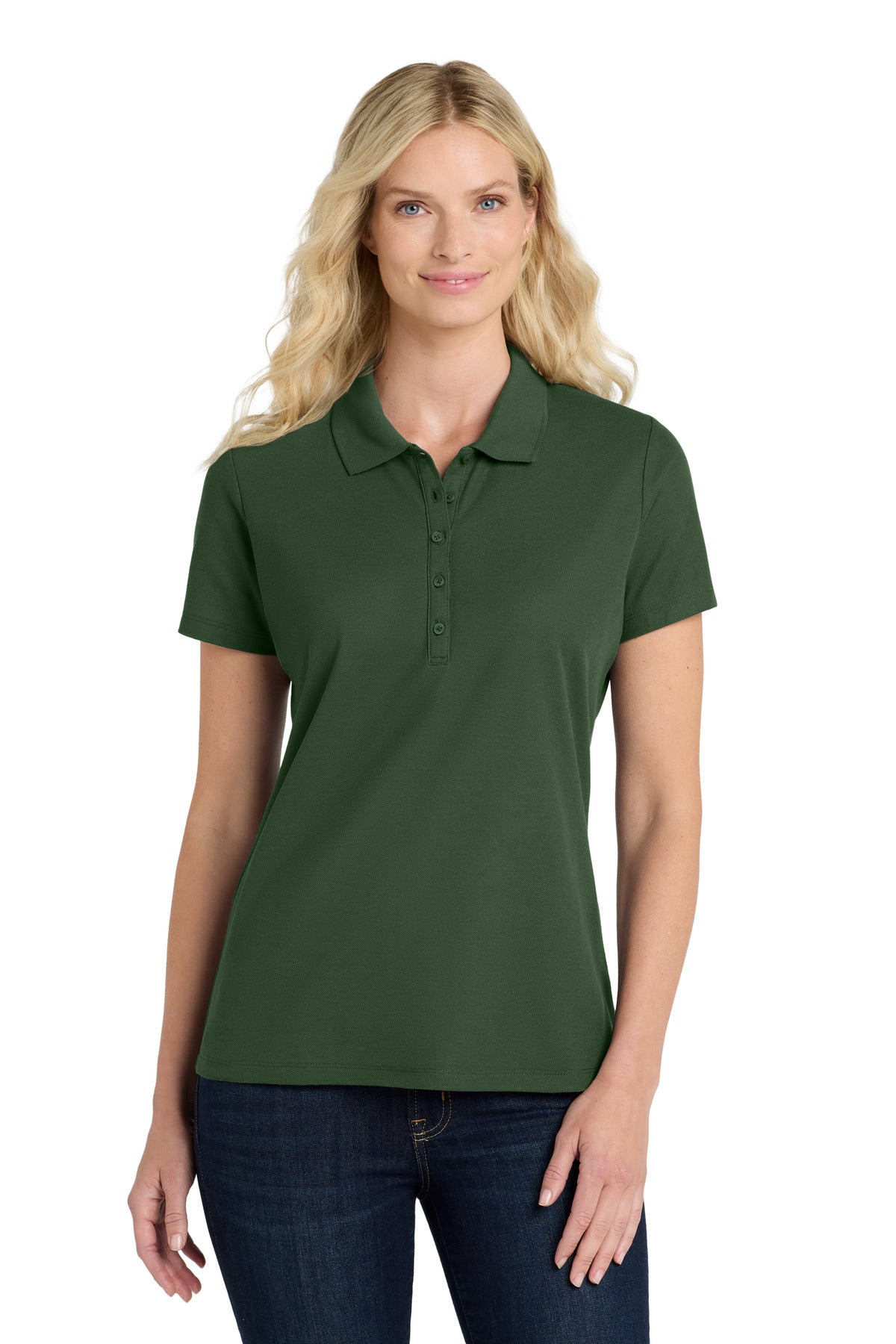 Port Authority ®  Women's SuperPro React ™   Polo. LK810 - Dark Green