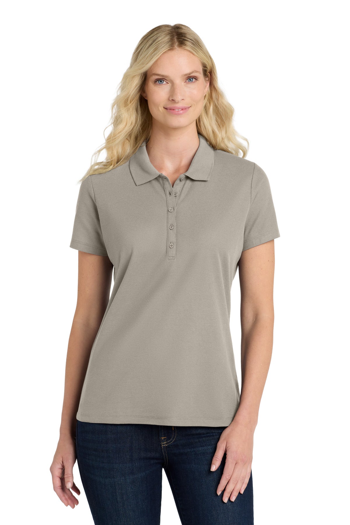 Port Authority ®  Women's SuperPro React ™   Polo. LK810 - Gusty Grey