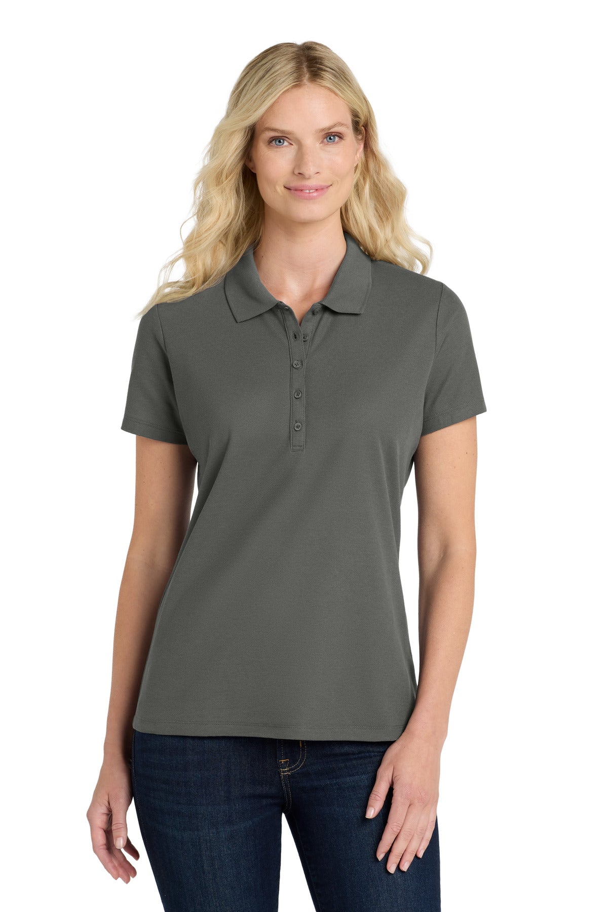 Port Authority ®  Women's SuperPro React ™   Polo. LK810 - Storm Grey