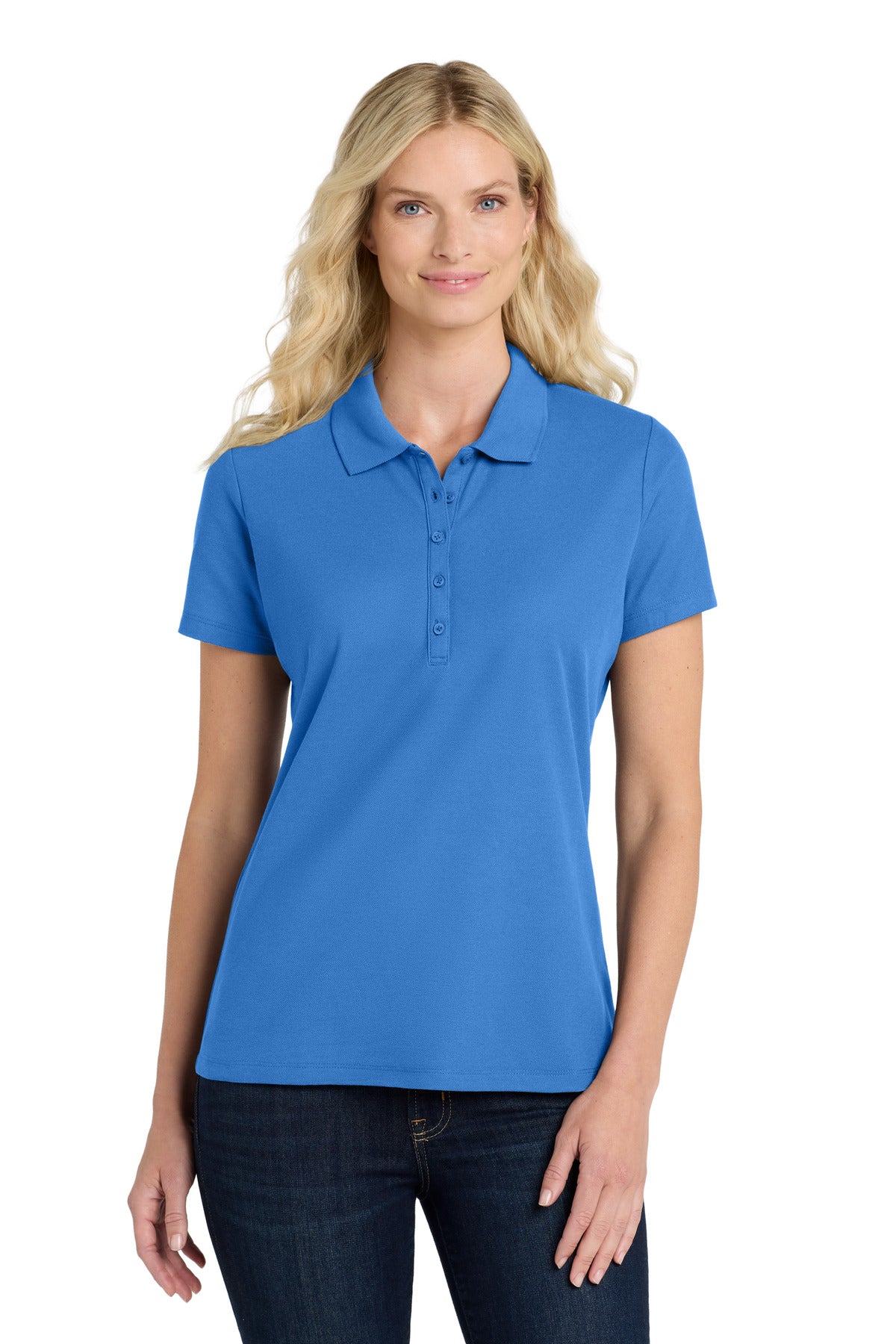 Port Authority ®  Women's SuperPro React ™   Polo. LK810 - Strong Blue