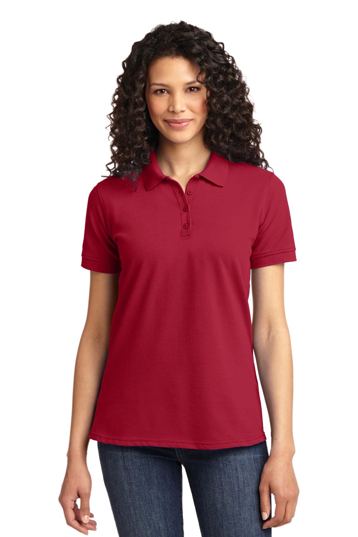 Port & Co ™  Women's Core Blend Pique Polo. LKP155