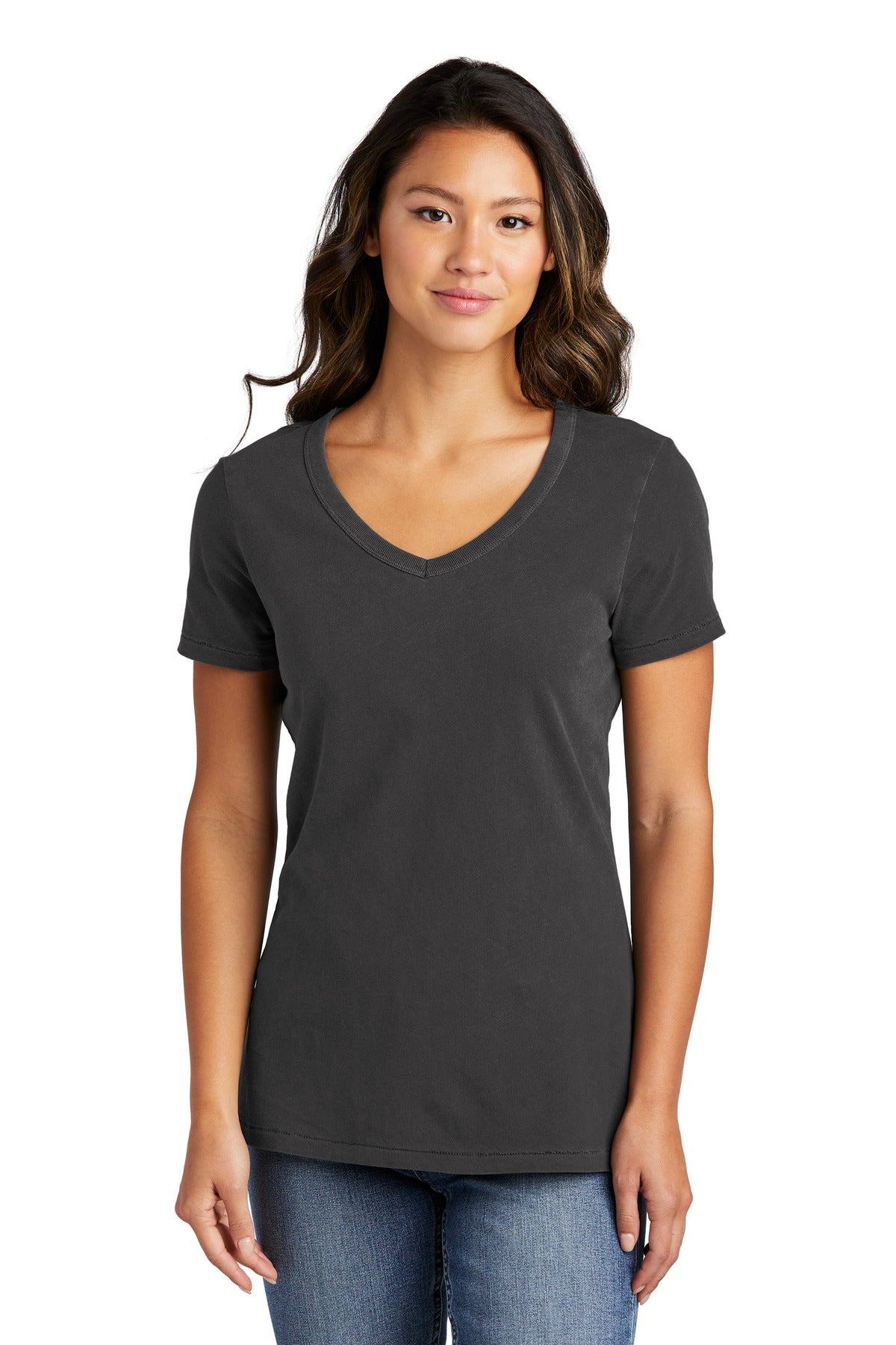 Port & Co ™  Women's Beach Wash ®  Garment-Dyed V-Neck Tee LPC099V