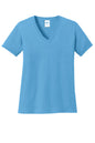 Port & Co ™  Women's Core Cotton V-Neck Tee. LPC54V