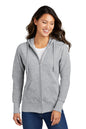 Port & Co ™  Women's Core Fleece Full-Zip Hooded Sweatshirt. LPC78ZH