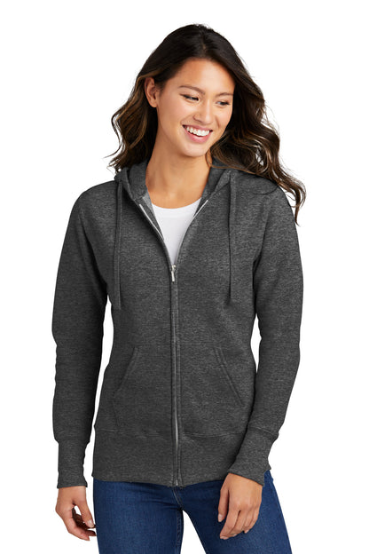 Port & Co ™  Women's Core Fleece Full-Zip Hooded Sweatshirt. LPC78ZH