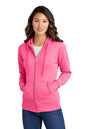 Port & Co ™  Women's Core Fleece Full-Zip Hooded Sweatshirt. LPC78ZH
