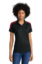 Sport-Tek ®  Women's Competitor ™  United Polo LST104 - Black/ Deep Red