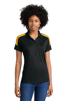 Sport-Tek ®  Women's Competitor ™  United Polo LST104 - Black/ Gold