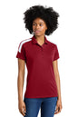 Sport-Tek ®  Women's Competitor ™  United Polo LST104 - Deep Red/ White
