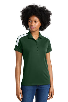 Sport-Tek ®  Women's Competitor ™  United Polo LST104 - Forest Green/ White