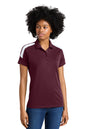 Sport-Tek ®  Women's Competitor ™  United Polo LST104 - Maroon/ White